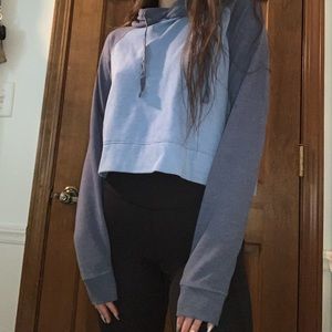 Blue hoodie